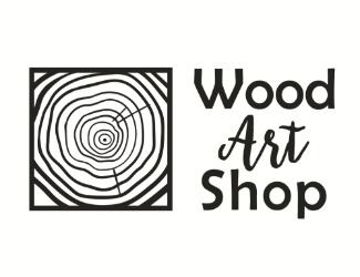 Projekt logo dla firmy Wood Art Shop | Projektowanie logo